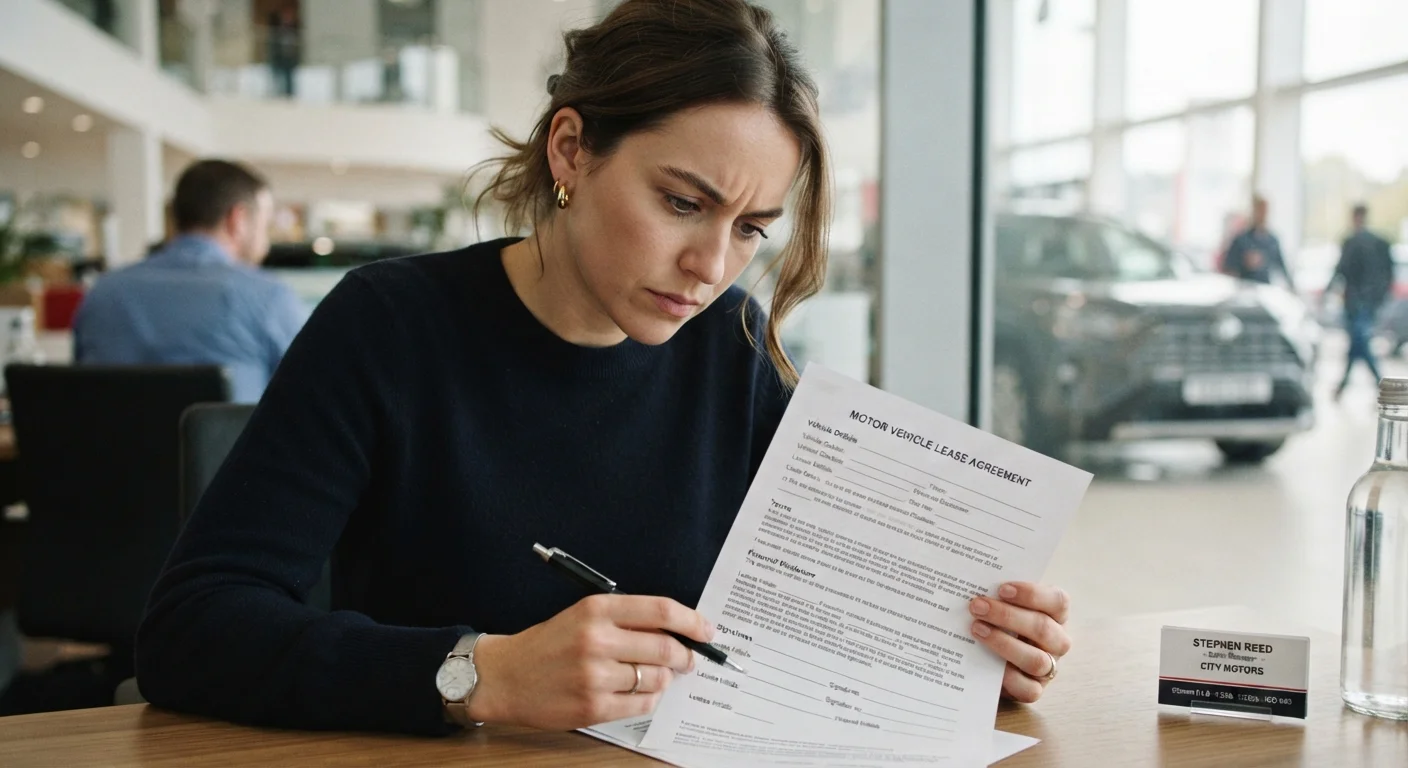 Before You Sign a Car Lease: A Pre-Commitment Checklist