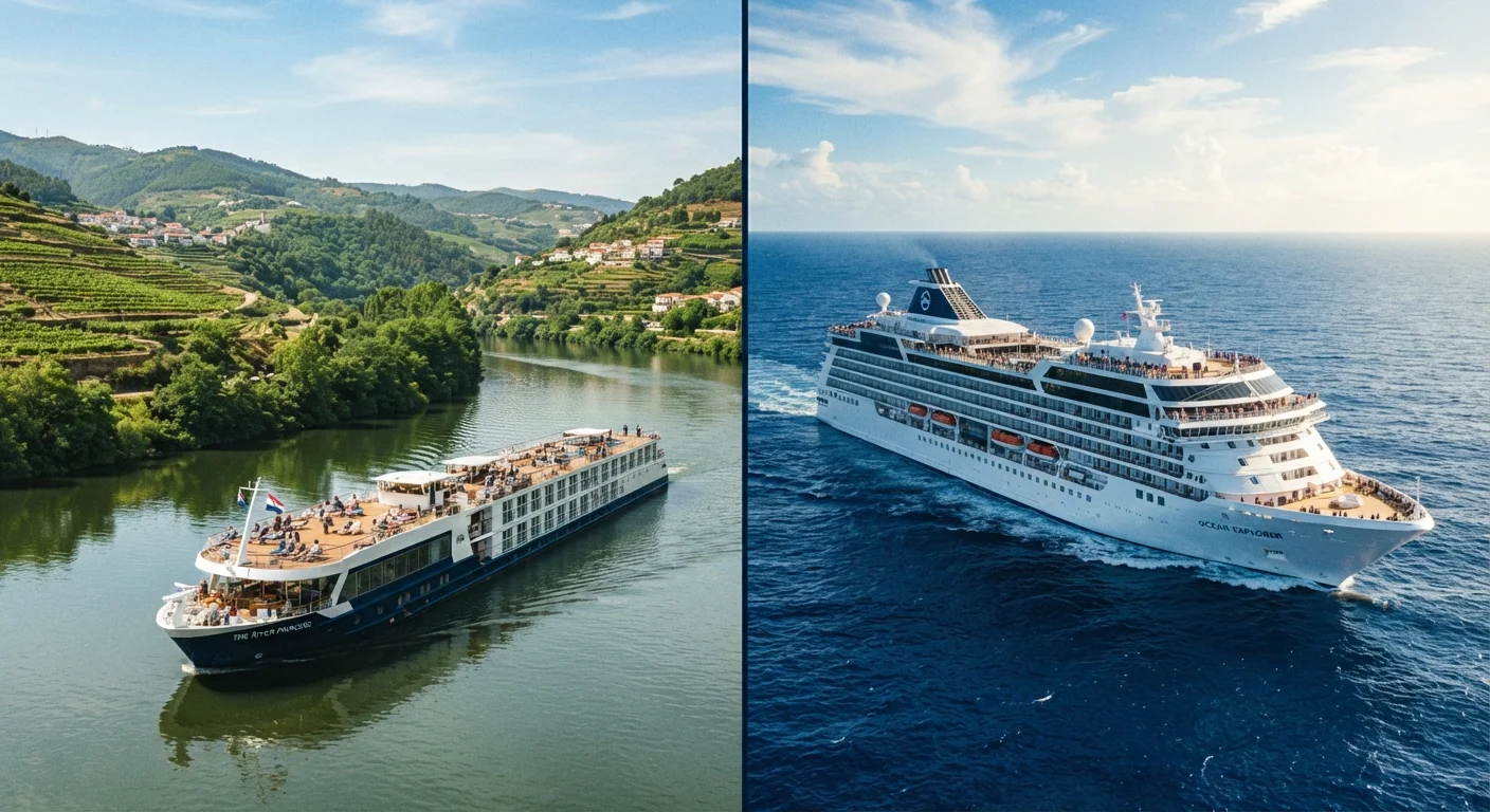 River Cruise vs. Ocean Cruise: Two Very Different Ways to See the World
