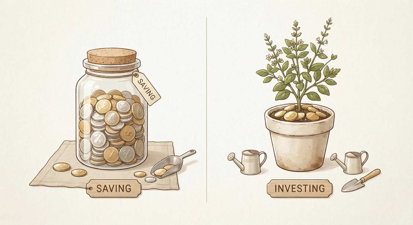 The Difference Between Saving and Investing — and Why Both Matter