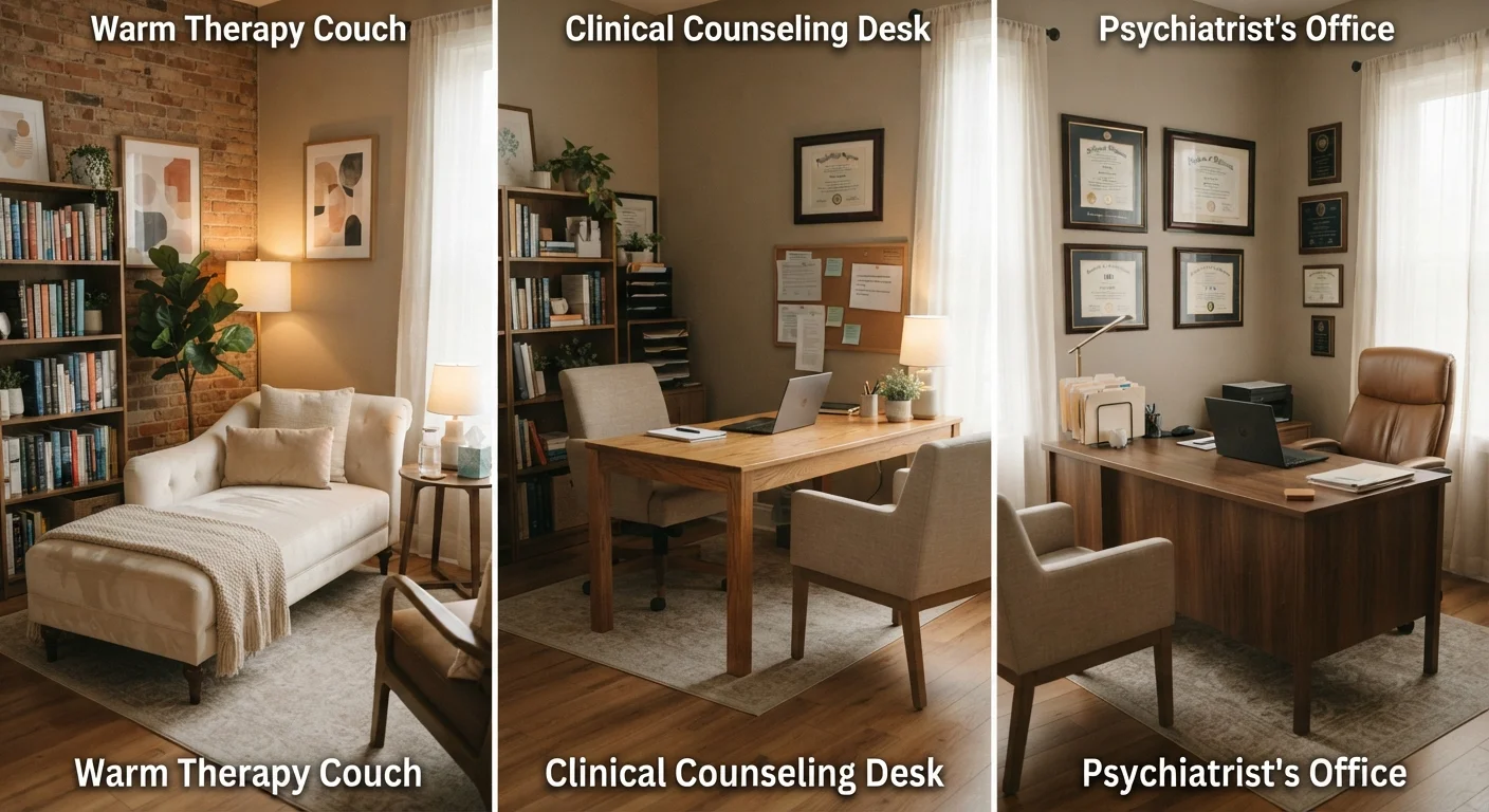 Therapy, Counseling, and Psychiatry: Understanding the Differences